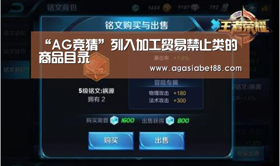 “AG竞猜”列入加工贸易禁止类的商品目录(图2) AG视讯